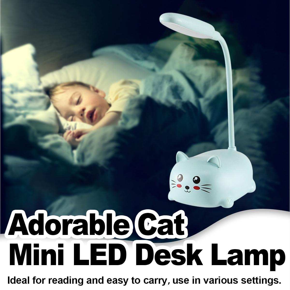 Book Light Flexible - Lampu Malam Kucing Meja Lampu Lipat