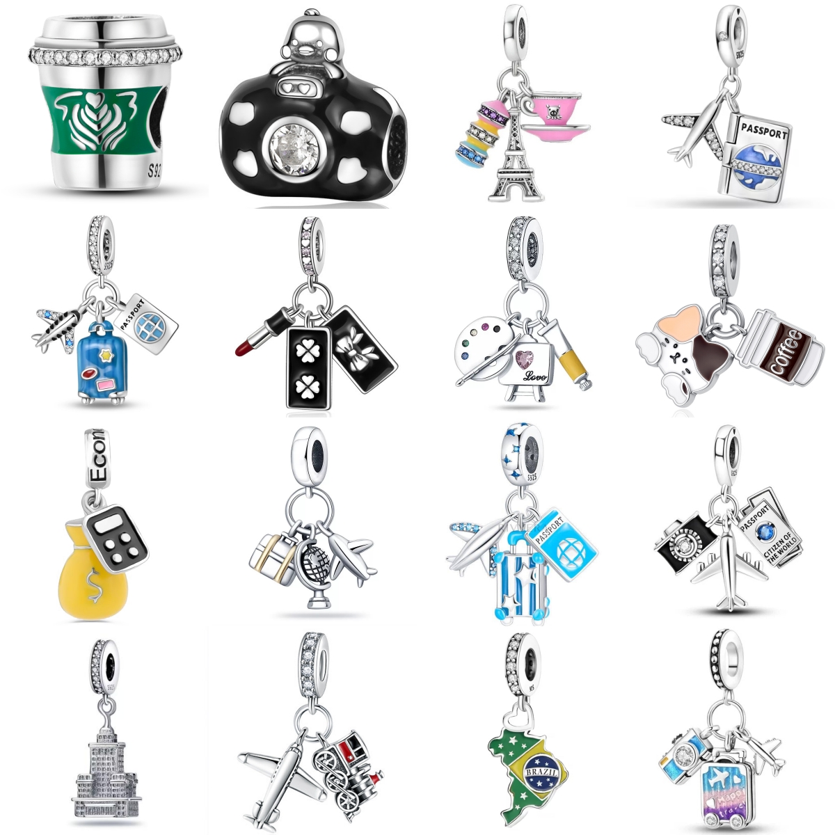 Travel Accessories Drawing - Aksesoris Gelang Perak Sterling 925 Seri