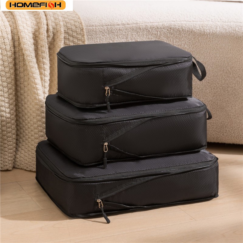 Travel Accessories Kit Bag - HOMEFISH 3Pcs/Set Tas Penyimpanan Perjalanan Multifungsi