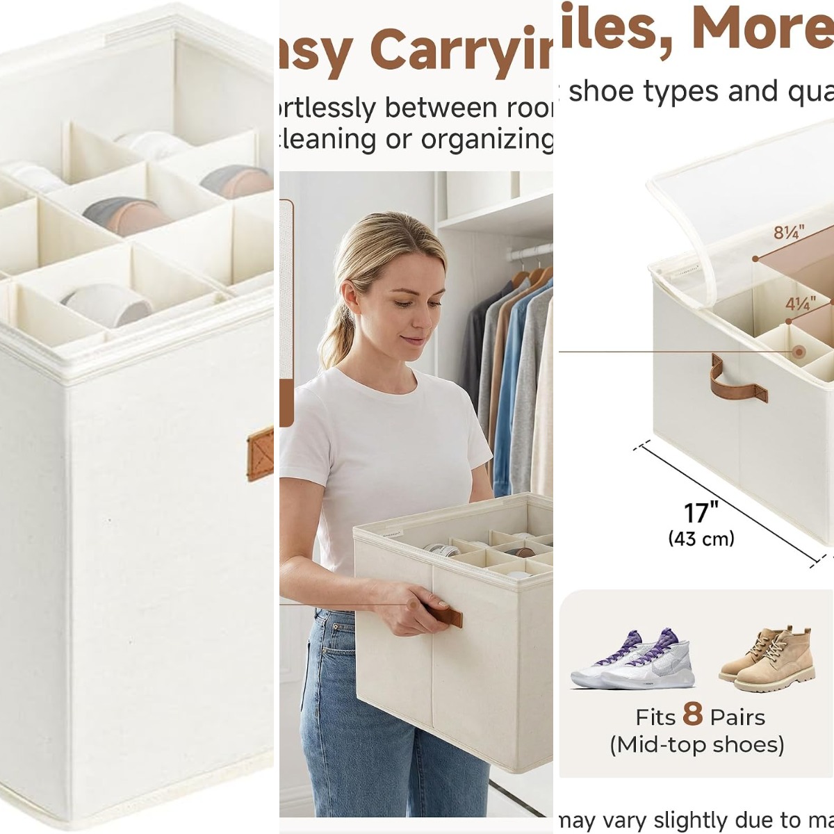 Shoe Bag Travel - Organizer Sepatu untuk Lemari, Wadah Penyimpanan