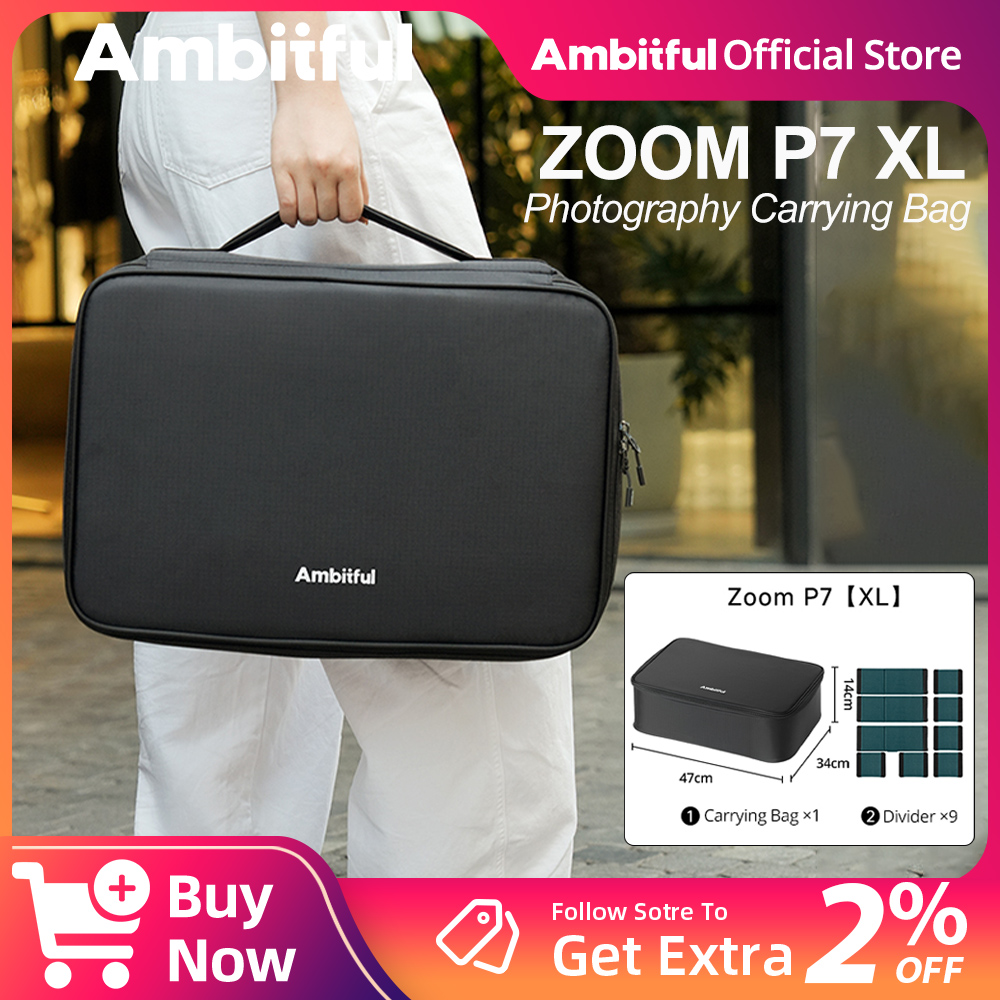 Camera Bag Travel - Tas Penyimpanan Fotografi Ambitful ZOOM P7II