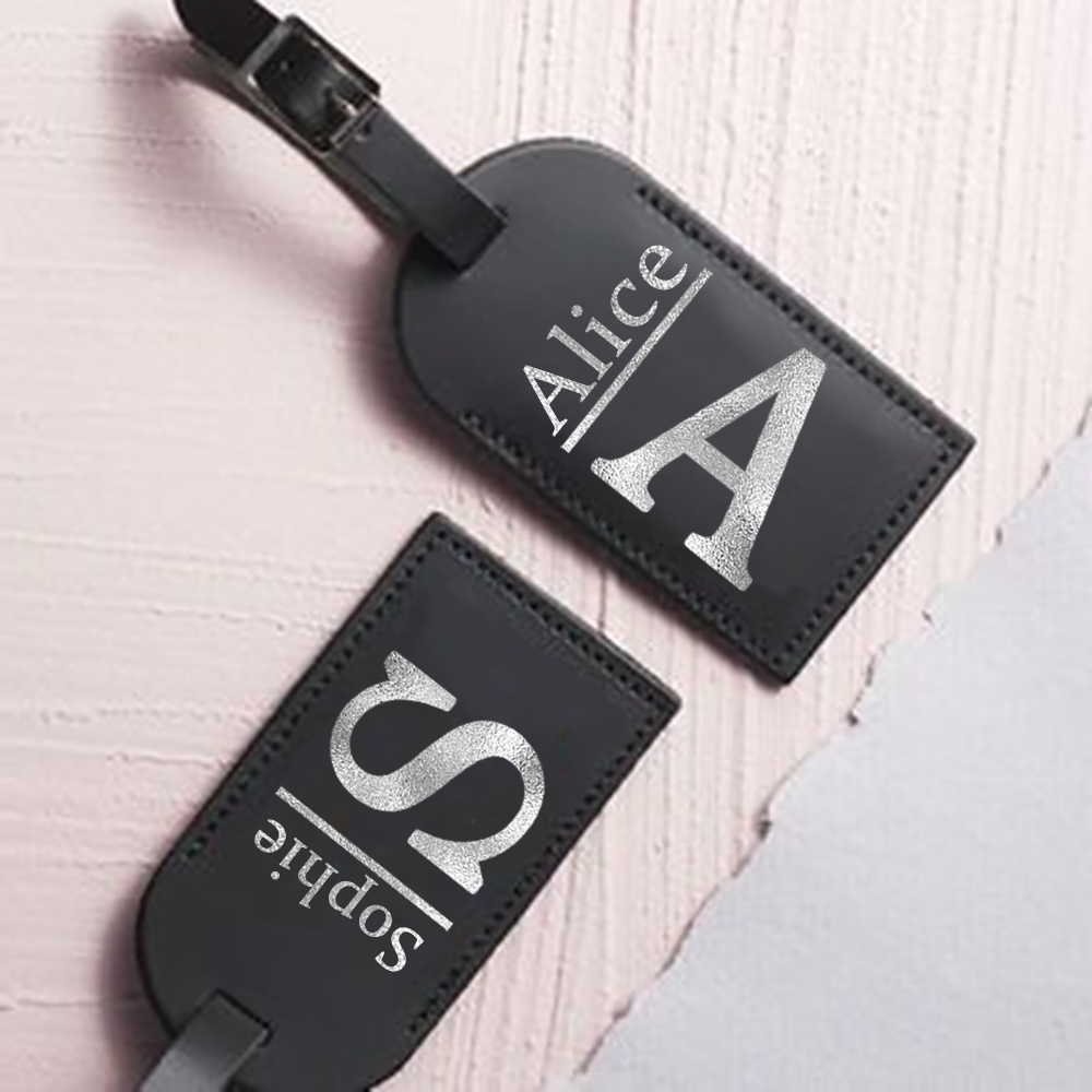 Travel Accessories B&M - Surat yang Dipersonalisasi dengan Nama Tag