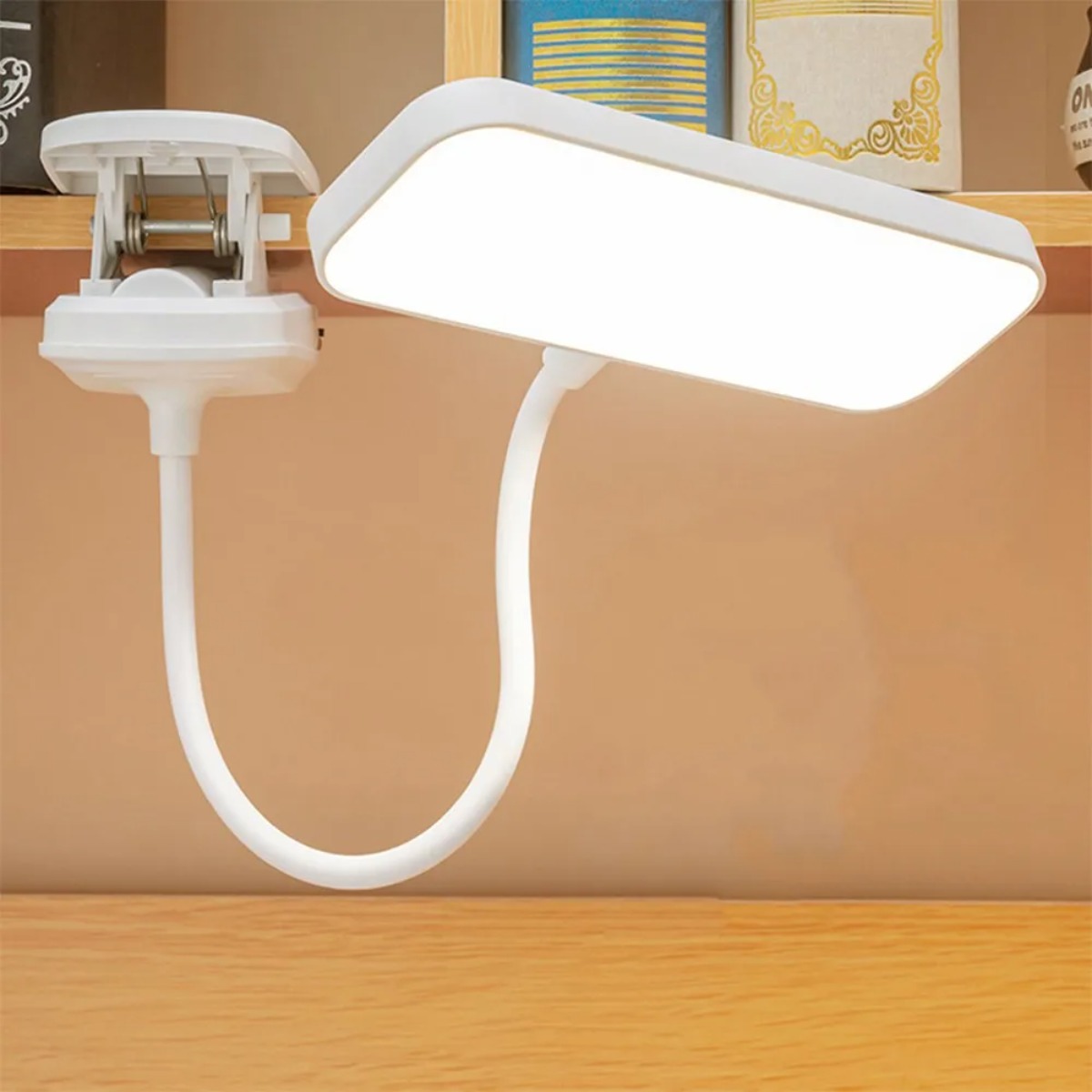 Book Light Flexible - 360 ° Lampu Meja Belajar Fleksibel