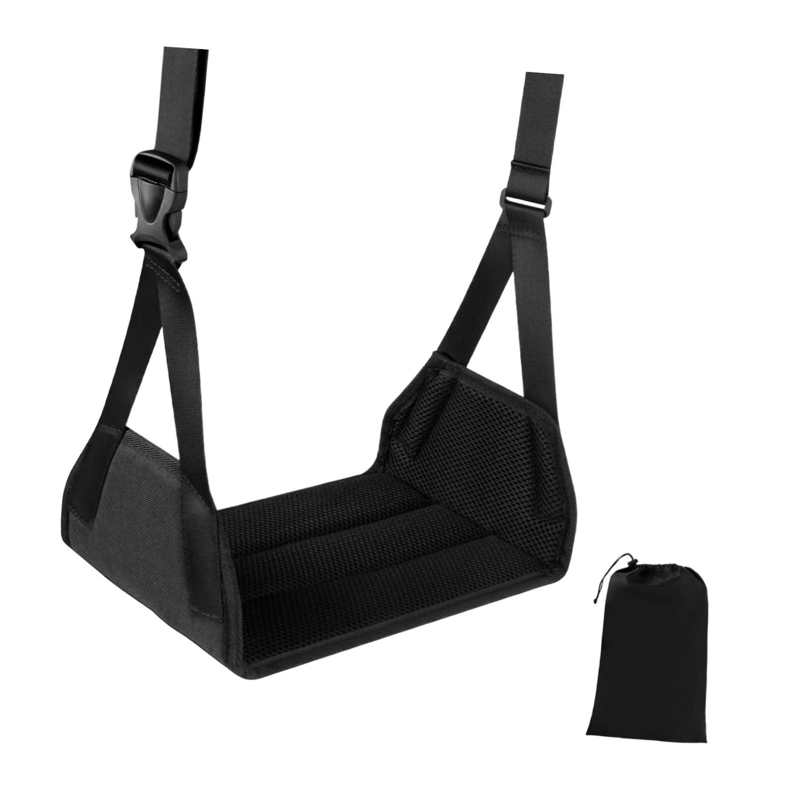 Travel Accessories In Train - Hammock Sandaran Kaki Pesawat di Bawah