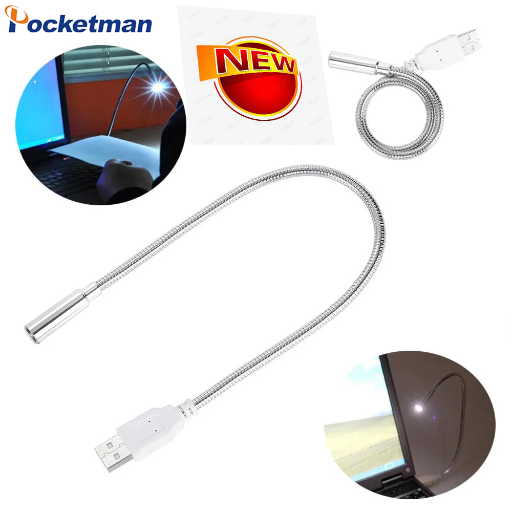 Book Light Flexible - Lampu LED Mini portabel, lampu baca