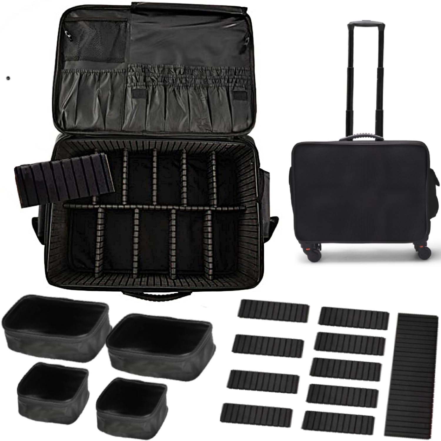 Travel Accessories In Train - Wadah riasan Salon berguling, wadah perjalanan