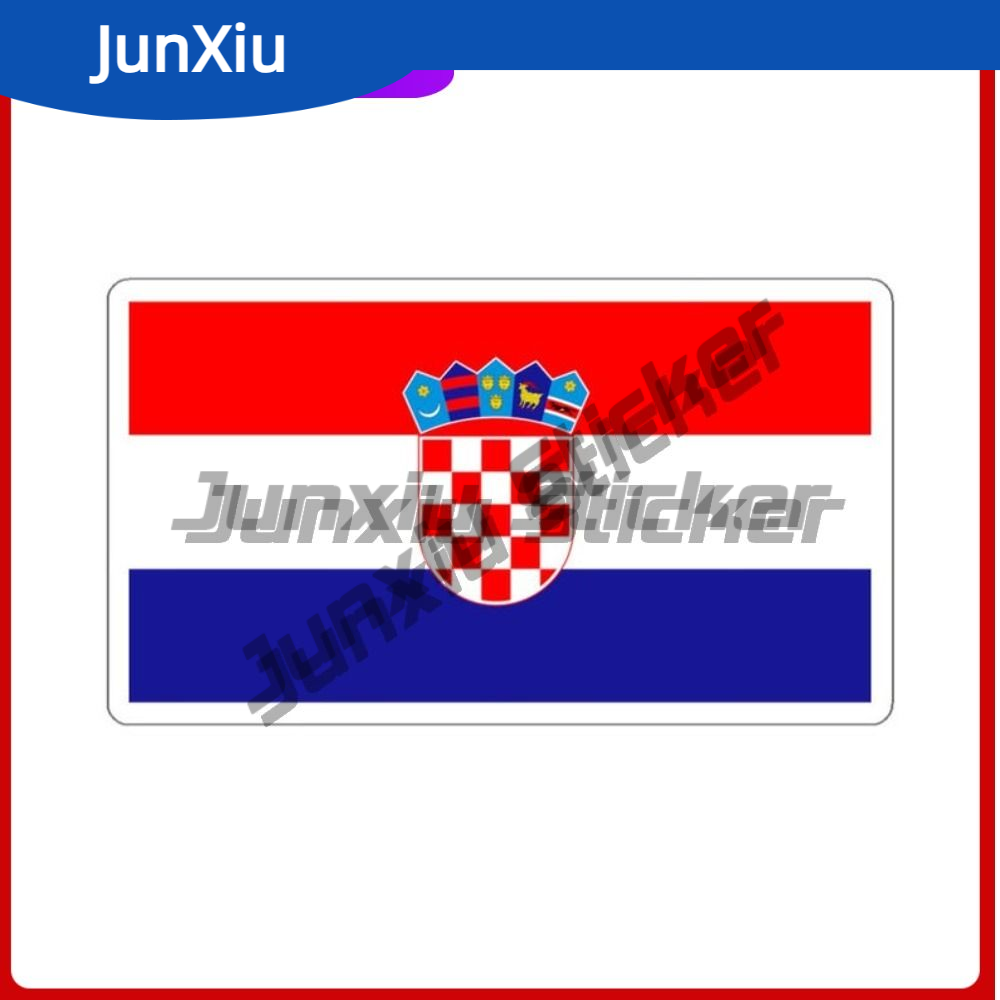 Travel Accessories To Gift - Stiker Perjalanan Bendera Kroasia Hadiah Suvenir