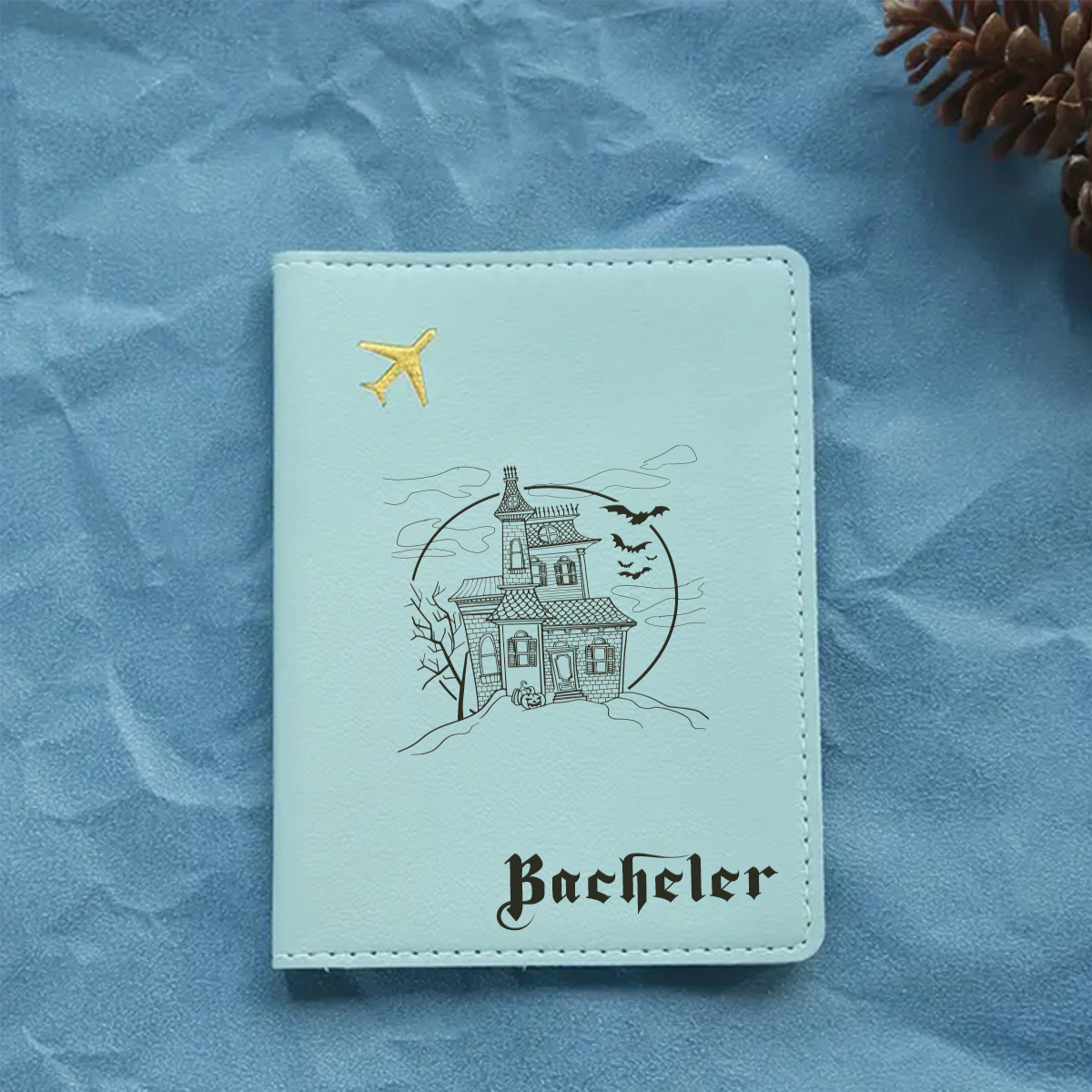 Travel Accessories Meaning - 1pc Sampul Paspor Kulit dengan Nama