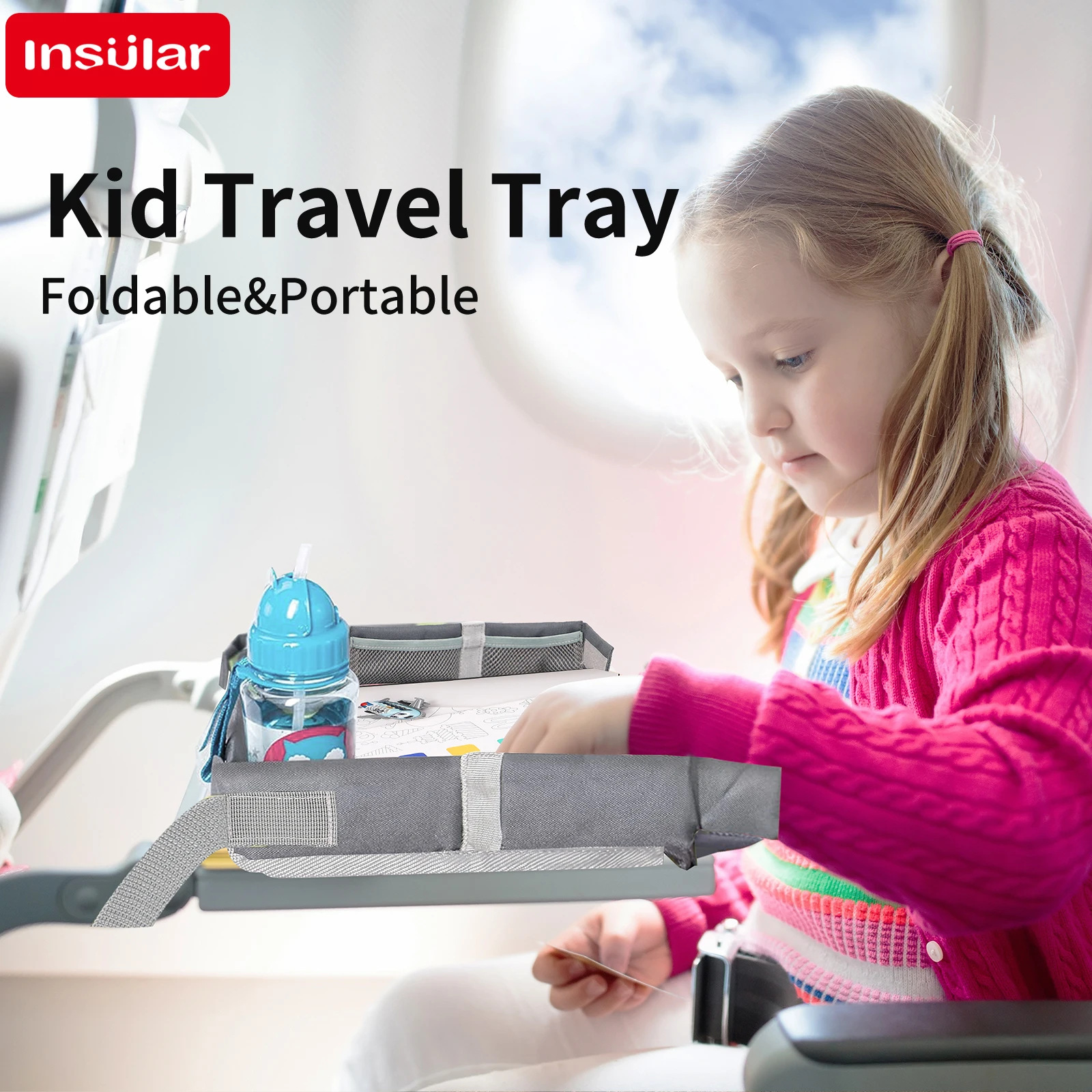 Travel Accessories Drawing - INSULAR KidsCar Seat Travel Tray, Aksesori