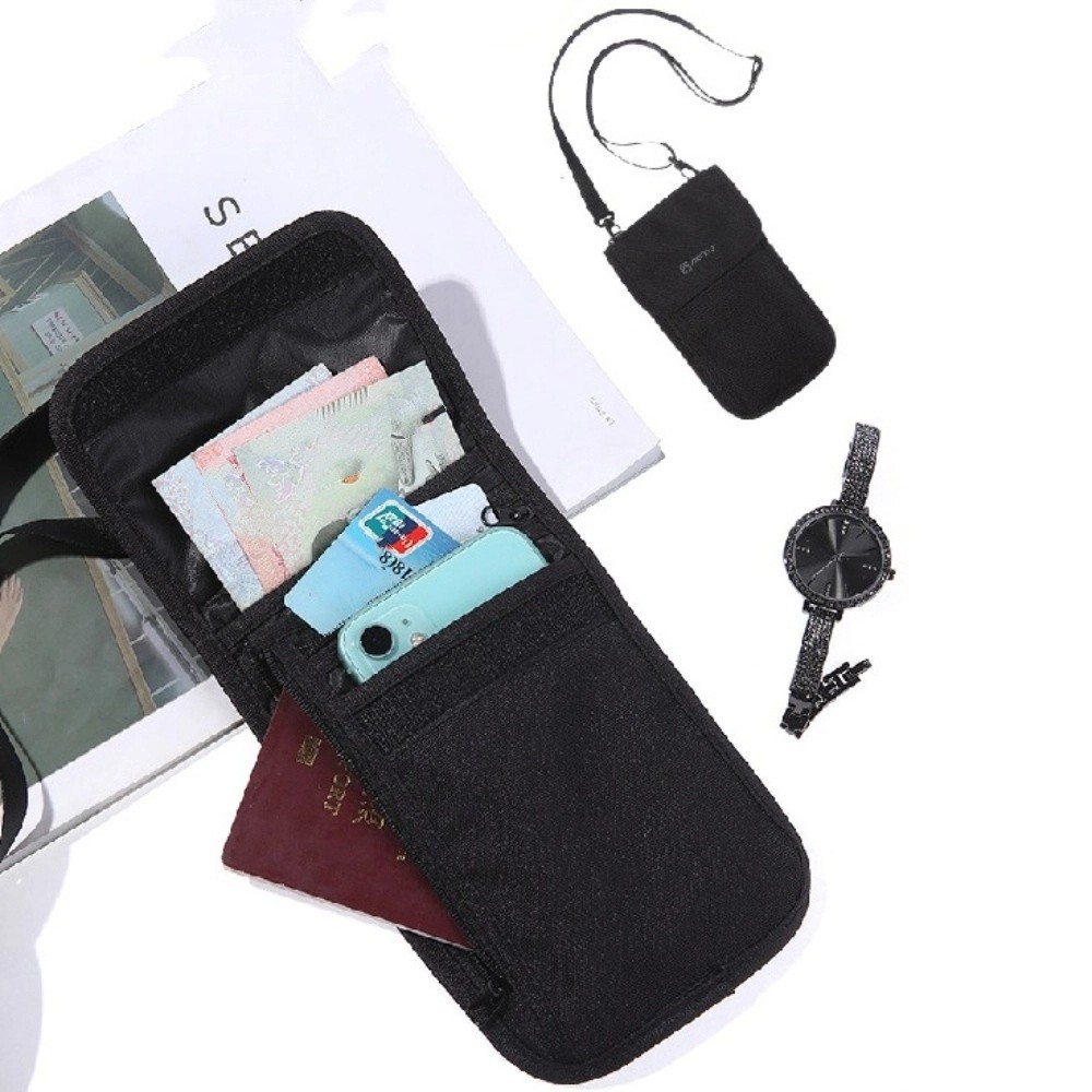 Travel Accessories Passport Holder - Aksesori Perjalanan Portabel Dompet Perjalanan Nilon