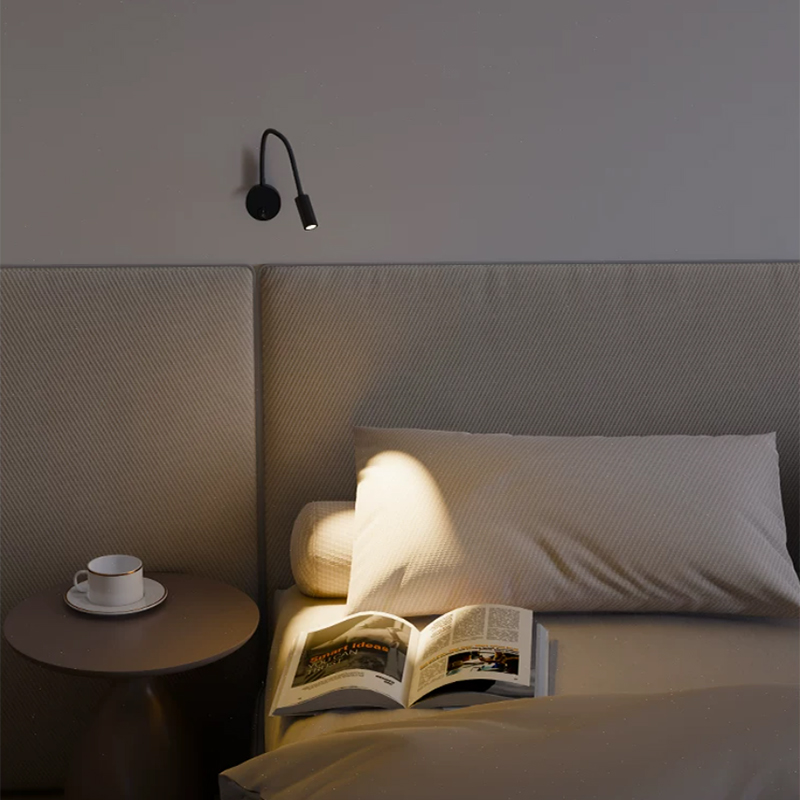 Book Light Flexible - Lampu Dinding Baca Gooseneck LED 3W
