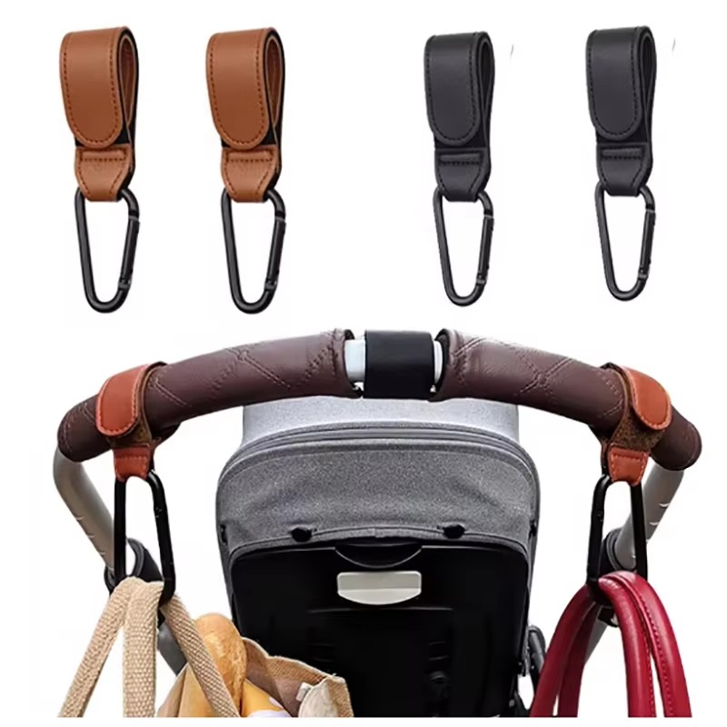 Travel Accessories For 4 Year Old - Kait Kereta Dorong Bayi Kulit PU
