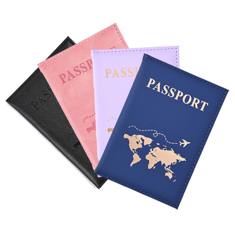 Travel Accessories Passport Holder - Sarung paspor modis dengan motif huruf