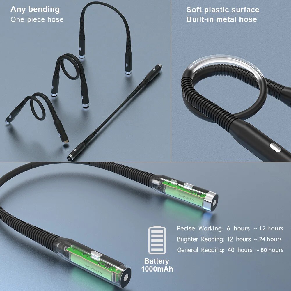 Lampu baca leher lampu buku me - Book Light Flexible ulasan dan harga
