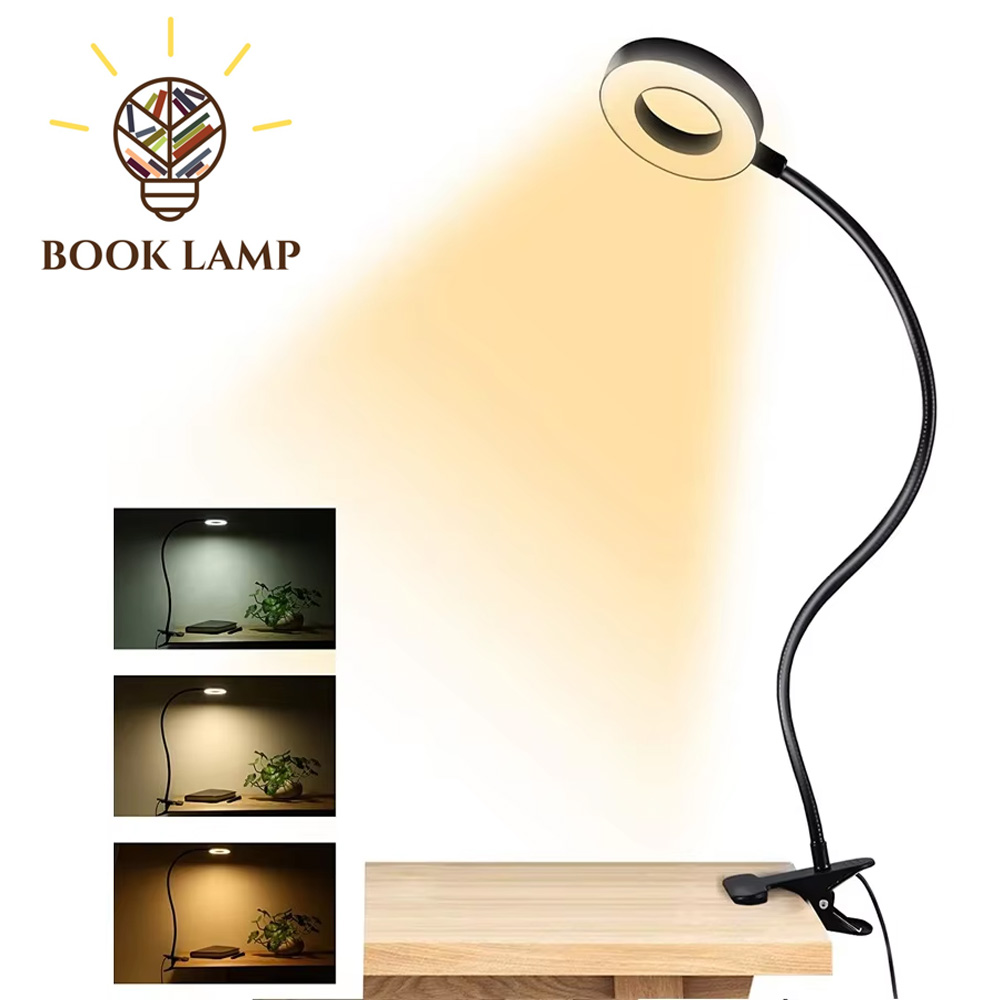Lampu Meja Jepit 48 LED 360 °  - Book Light Flexible ulasan dan harga