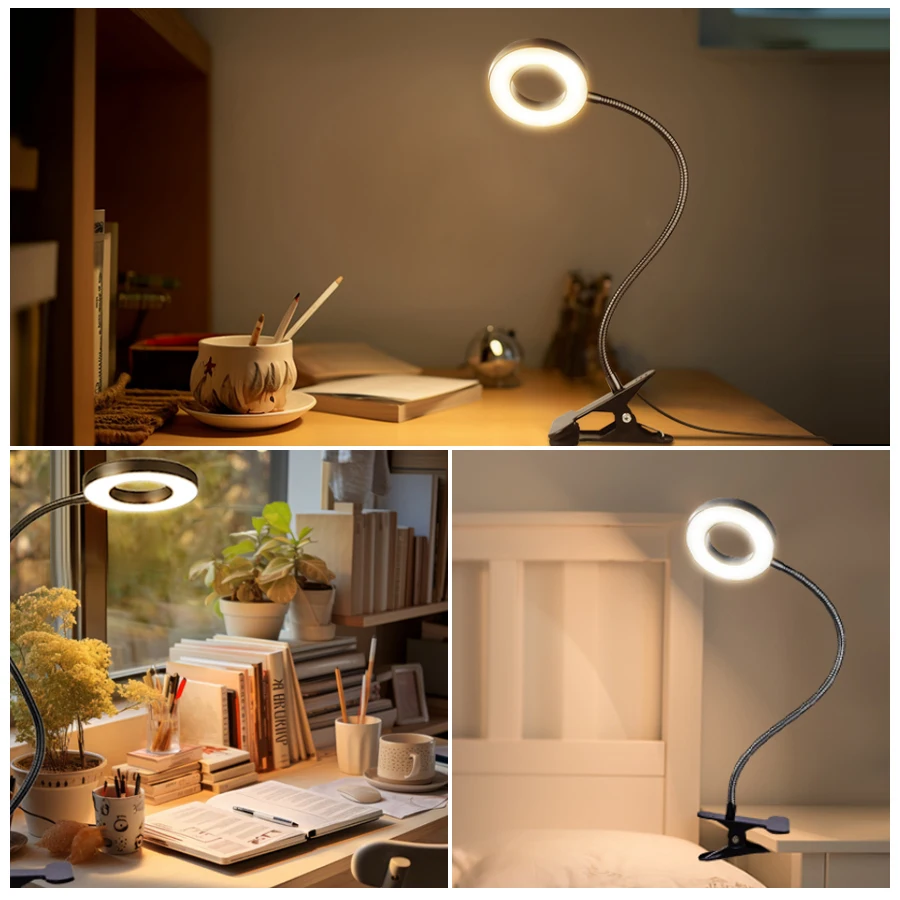 Lampu Meja Jepit 48 LED 360 °  - Book Light Flexible ulasan dan harga
