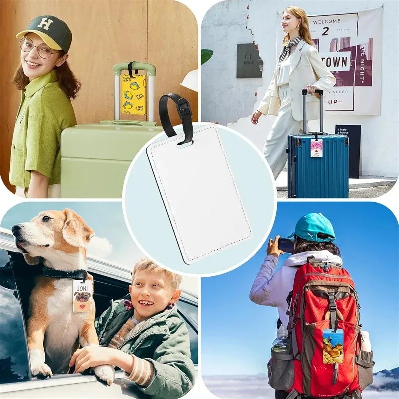 Label Bagasi Kulit Foto Kustom - Travel Accessories Meaning ulasan dan harga