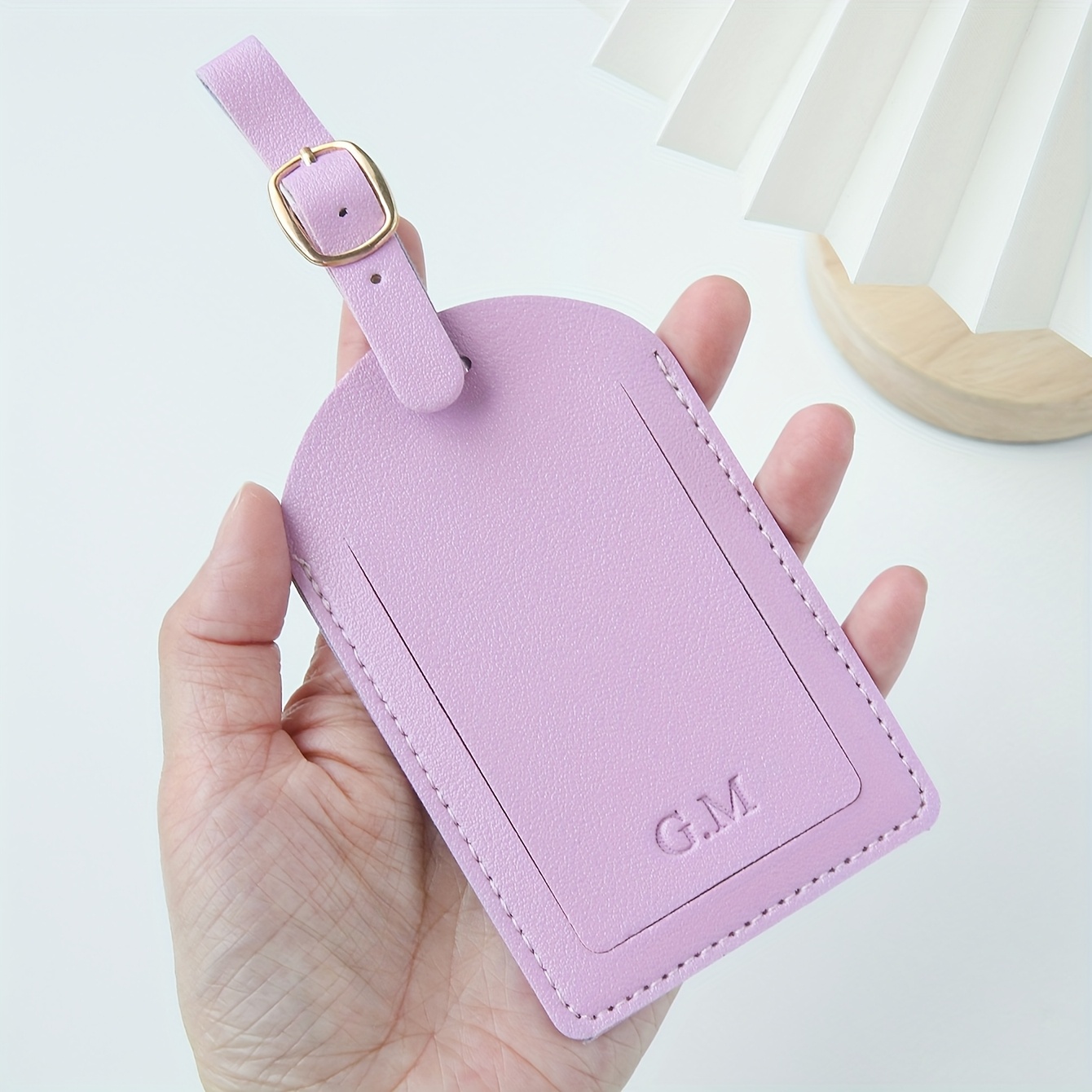1 Buah Label Bagasi Inisial Ku - Travel Accessories B&M ulasan dan harga