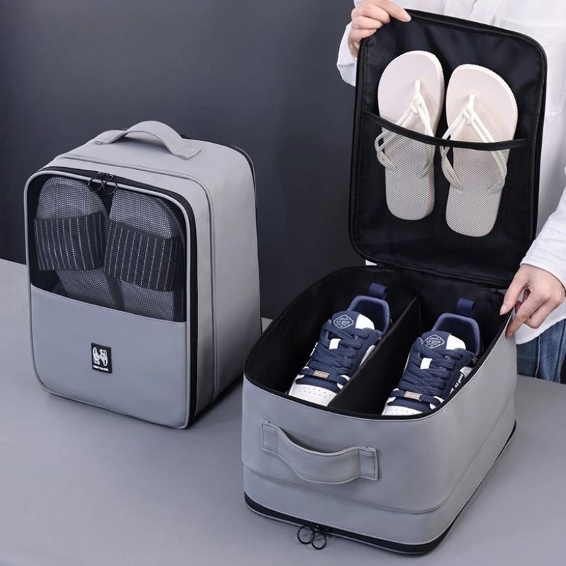 Tas Penyimpanan Sepatu Gantung - Shoe Bag Travel ulasan dan harga