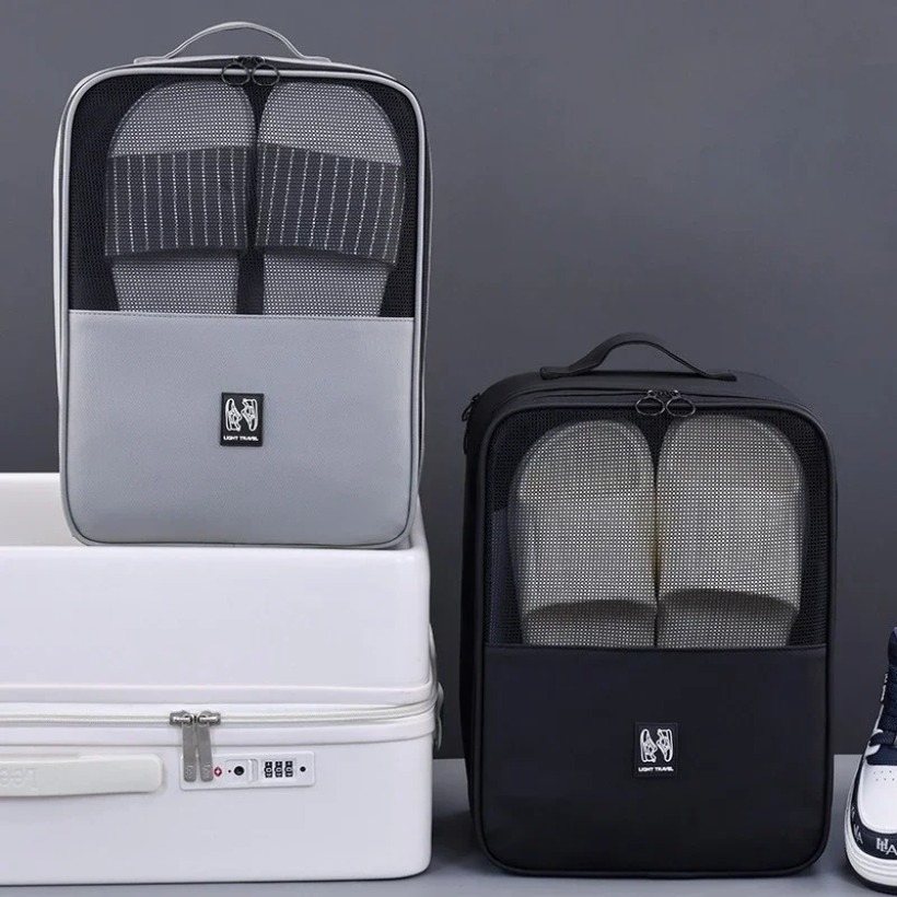 Tas Penyimpanan Sepatu Gantung - Shoe Bag Travel ulasan dan harga