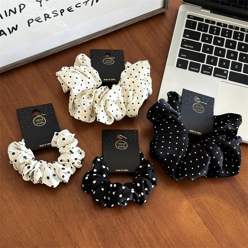 11Cm/14Cm Dot Kain Scrunchies  - Travel Accessories To Gift ulasan dan harga