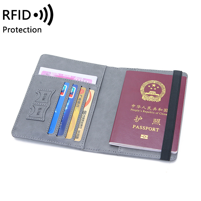 Tempat Paspor Kulit PU Uniseks - Travel Accessories Passport Holder ulasan dan harga