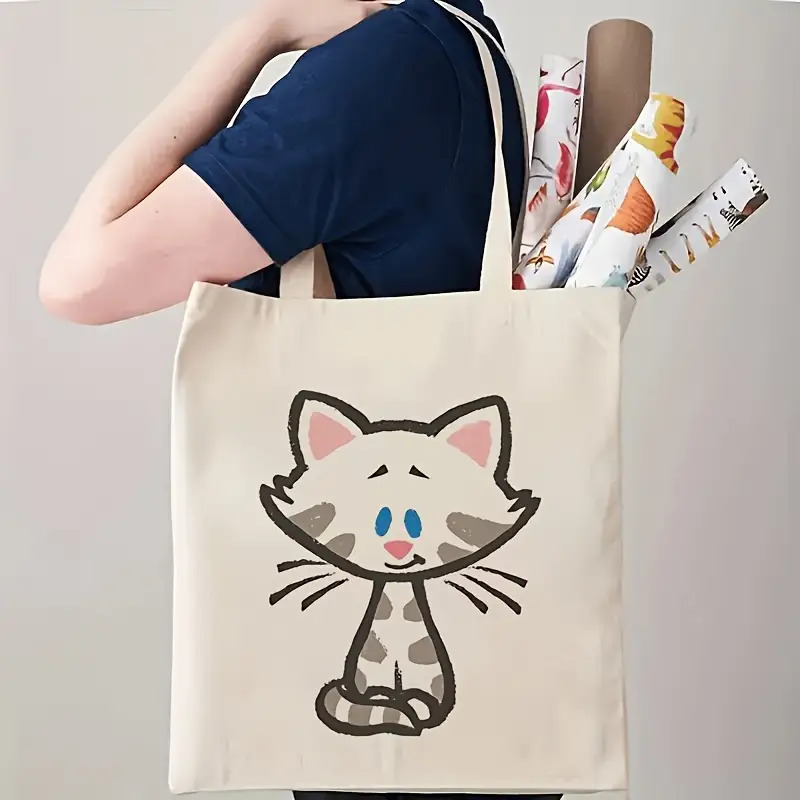 1 Buah Tas Jinjing Lipat Kapas - Travel Accessories To Gift ulasan dan harga