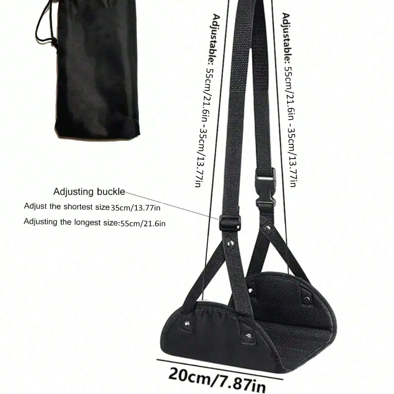 Hammock Penyangga Kaki Portabe - Travel Accessories In Train ulasan dan harga