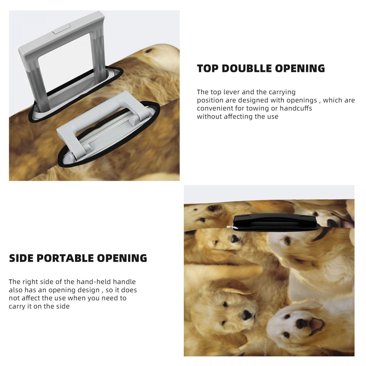 Penutup Koper Anjing Emas Hewa - Travel Accessories To 3D Print ulasan dan harga