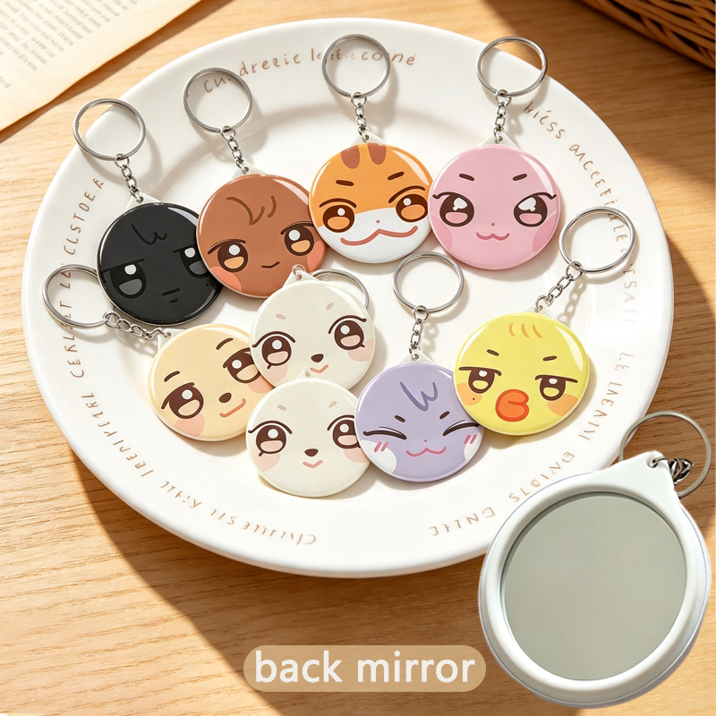 8pcs KPop ATEEZ Compact Keycha - Travel Accessories Wholesale ulasan dan harga