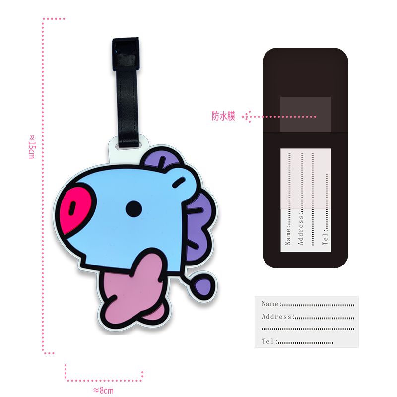 Gantungan kunci kartun BT21 lu - Travel Accessories To Gift ulasan dan harga