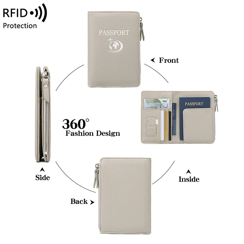Dompet Paspor Wanita RFID Kuli - Travel Accessories Passport Holder ulasan dan harga