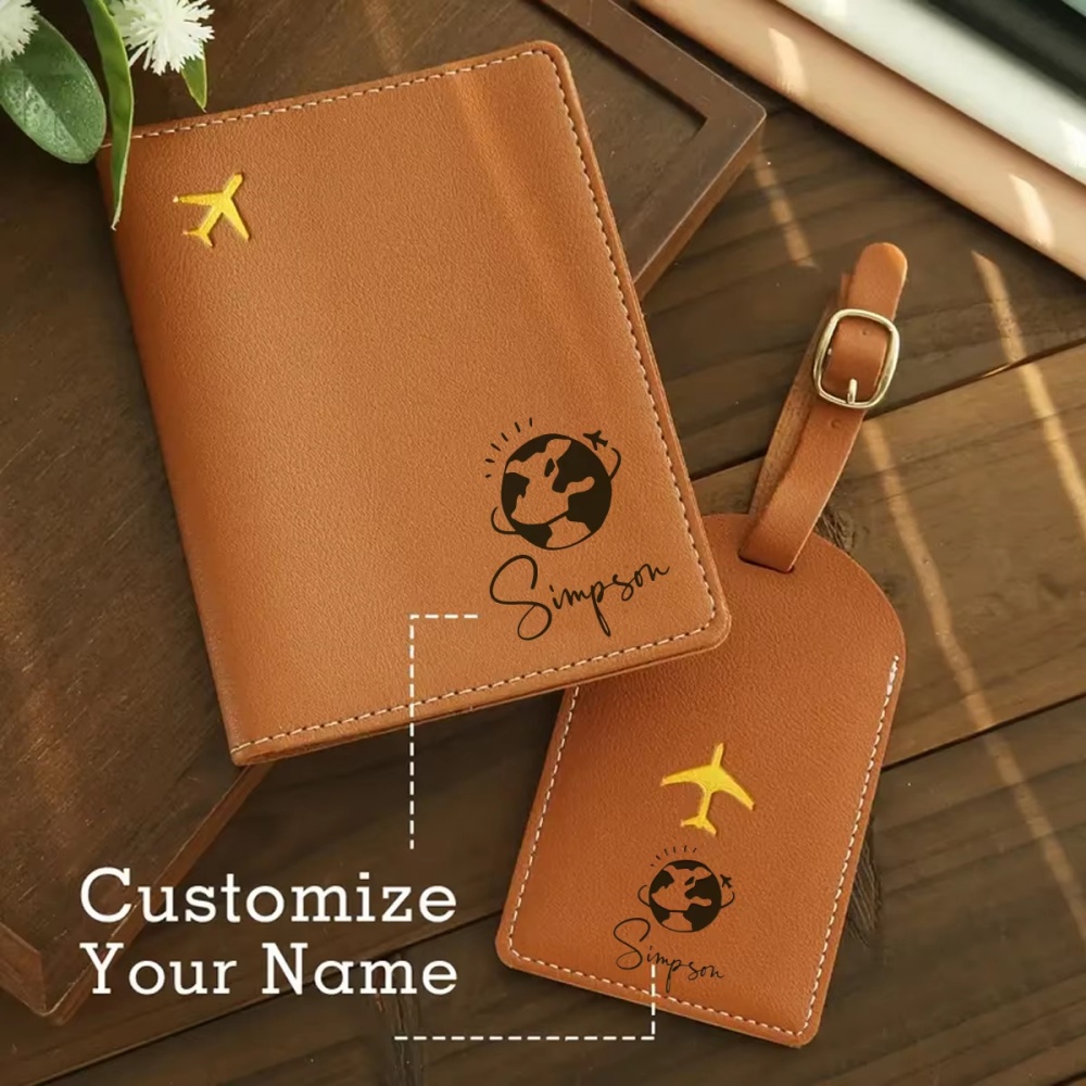 Set Tempat Paspor & Label Baga - Travel Accessories Meaning ulasan dan harga
