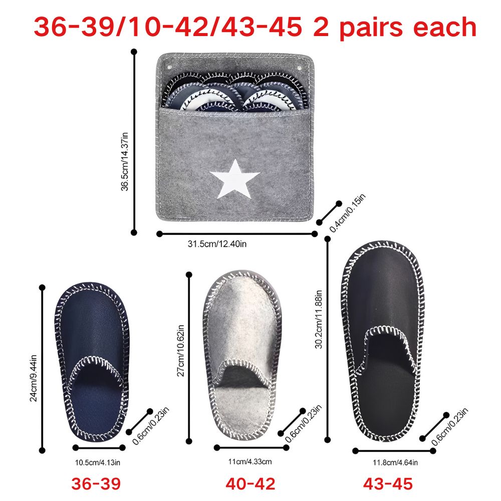 1 Set 6 Pasang Sandal Felt Sek - Shoe Bag Travel ulasan dan harga