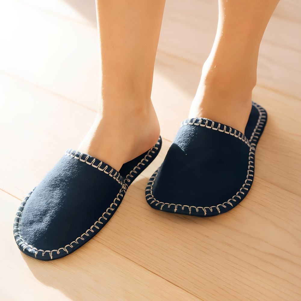 1 Set 6 Pasang Sandal Felt Sek - Shoe Bag Travel ulasan dan harga