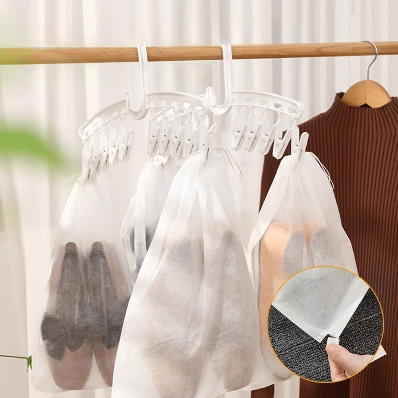 Tas Penyimpanan Sepatu Serut A - Shoe Bag Travel ulasan dan harga