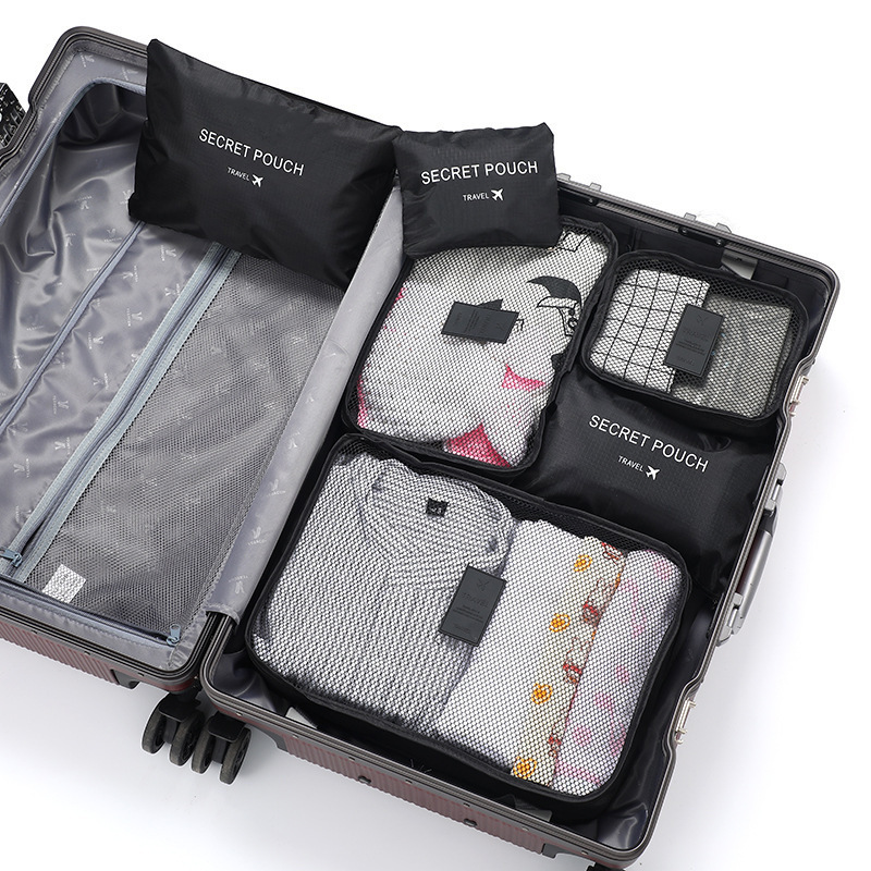 6 Set Tas Penyimpanan Perjalan - Travel Accessories Kit Bag ulasan dan harga