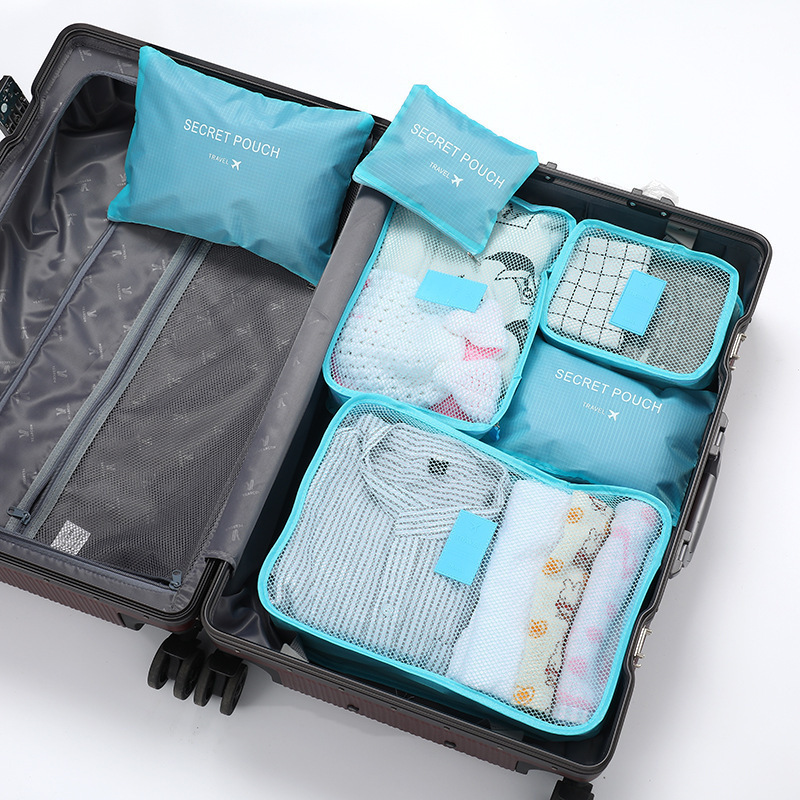 6 Set Tas Penyimpanan Perjalan - Travel Accessories Kit Bag ulasan dan harga