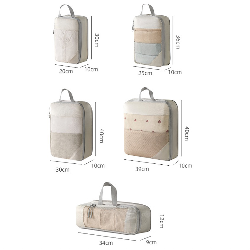 5 Buah/Set Tas Penyimpanan Kom - Travel Accessories Kit Bag ulasan dan harga