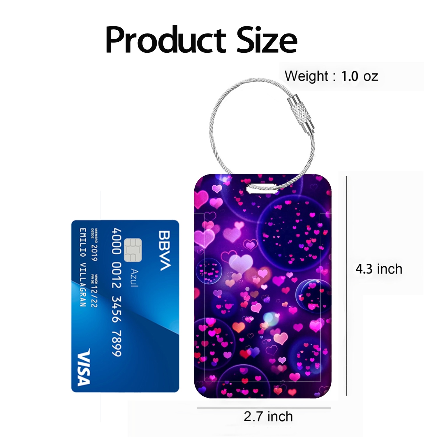 Gambar Hati Cinta Label Bagasi - Travel Accessories Drawing ulasan dan harga