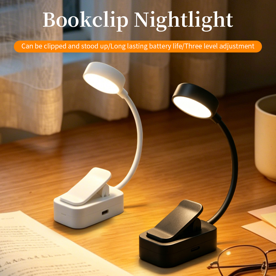 Lampu Meja LED Isi Ulang, Lamp - Book Light Flexible ulasan dan harga