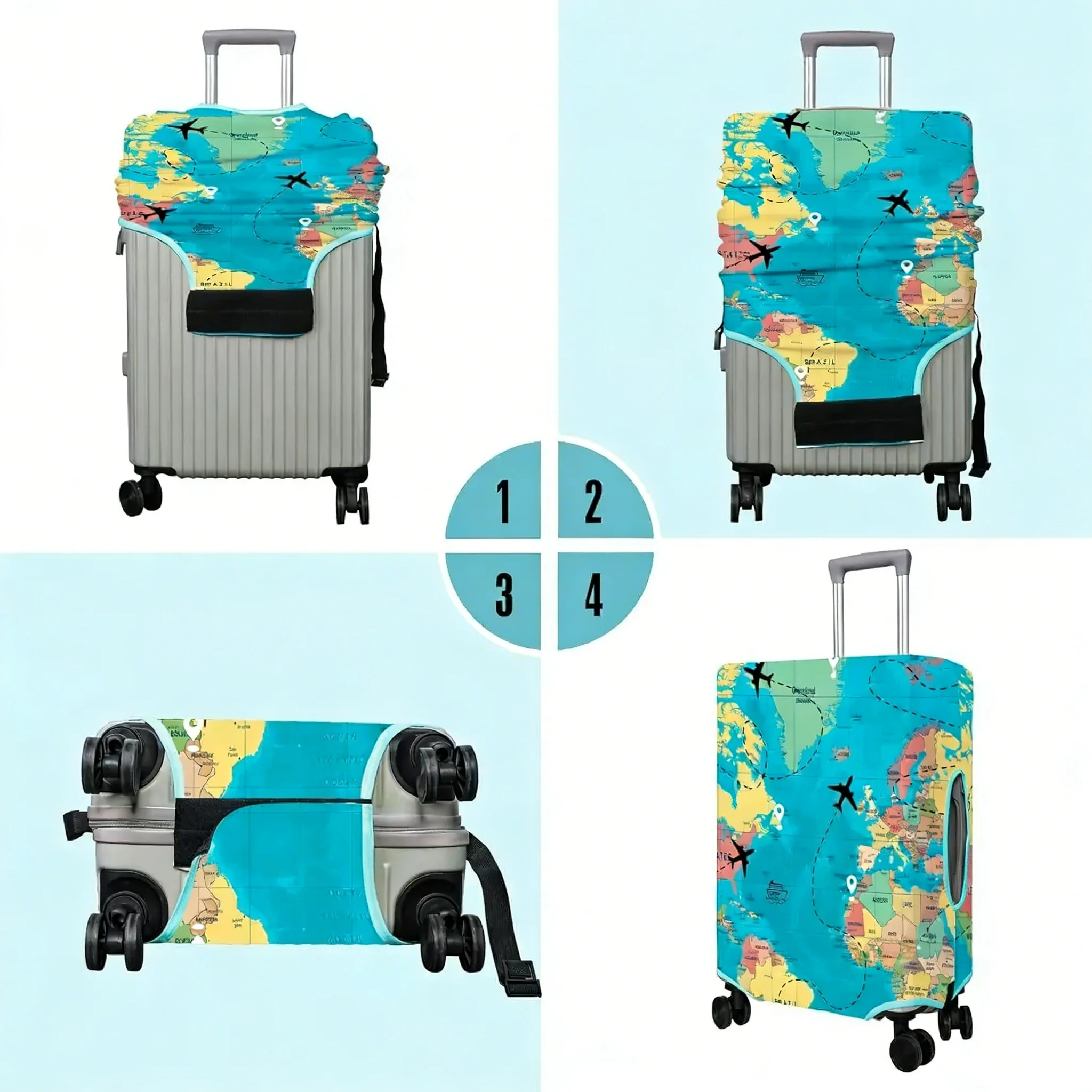 Pelindung Koper Navigasi Peta  - Travel Related Accessories ulasan dan harga