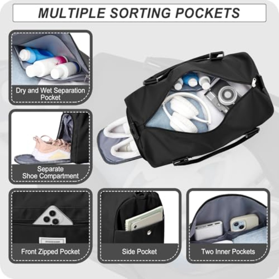 Tas Duffel Olahraga Kecil Warn - Shoe Bag Travel ulasan dan harga
