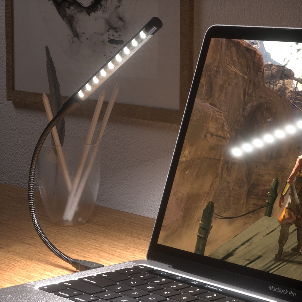 Lampu Buku LED USB Lampu Malam - Book Light Flexible ulasan dan harga