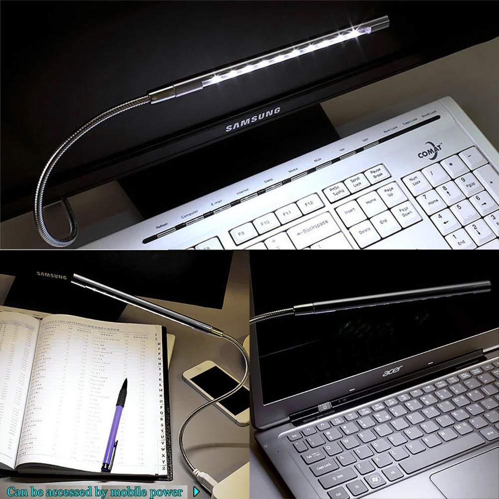 Lampu Buku LED USB Lampu Malam - Book Light Flexible ulasan dan harga