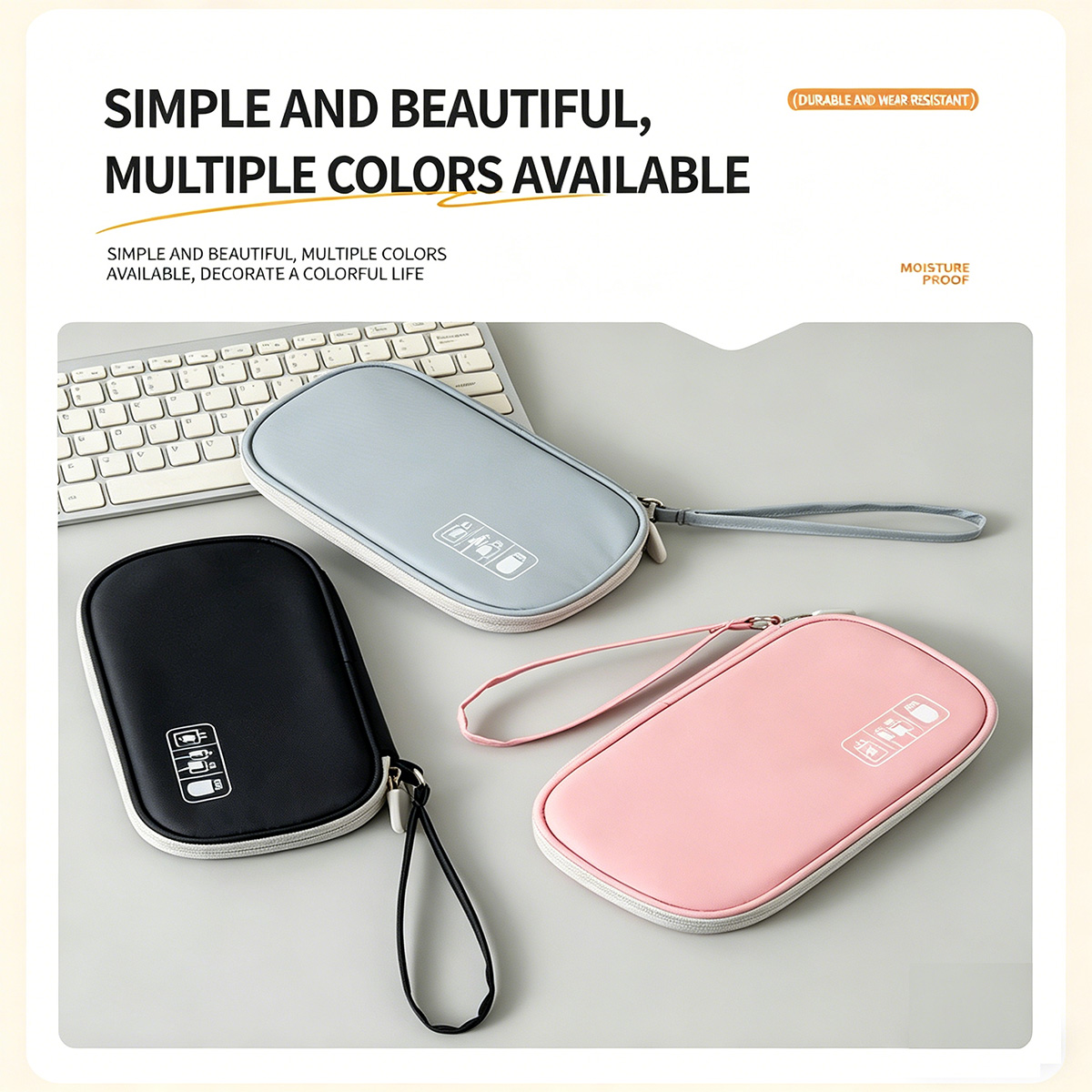 Tas Organizer Kabel Portabel U - Travel Accessories Wholesale ulasan dan harga