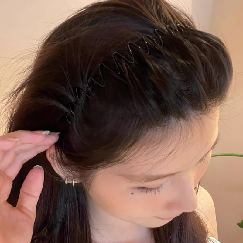 Ikat Rambut Spiral Hitam Anti  - Travel Accessories To Gift ulasan dan harga