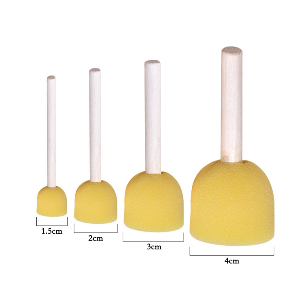 20Pcs Kuas Lukis Gagang Kayu K - Travel Accessories Drawing ulasan dan harga