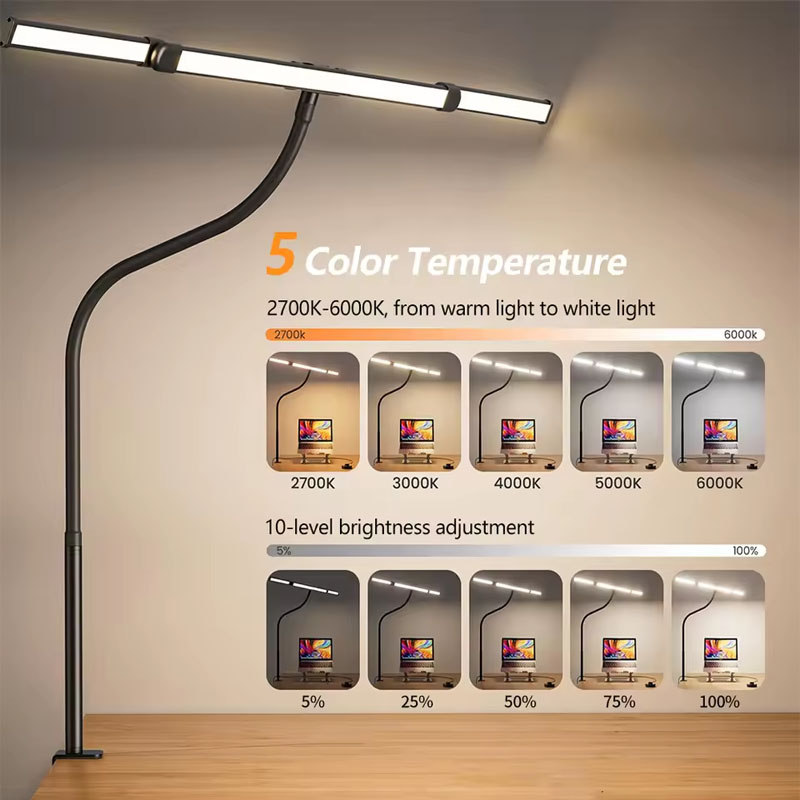 Lampu Meja LED Lampu Meja Rama - Book Light Flexible ulasan dan harga