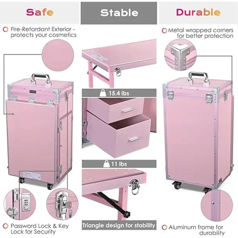 Meja Manikur Lipat, Meja Kuku, - Travel Accessories In Train ulasan dan harga